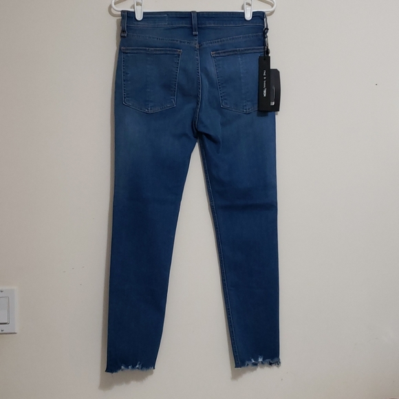 Rag & Bone Raw Hem Ankle Skinny Jeans - Picture 4 of 8